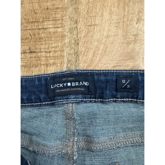Lucky Brand Women's Lolita Crop Jeans Denim Blue Mid Rise Dark Wash 12/31 - Picture 6 of 12